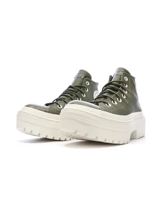 Baskets Kaki Femme Converse Chuck Taylor All Star Lugged Heel 6