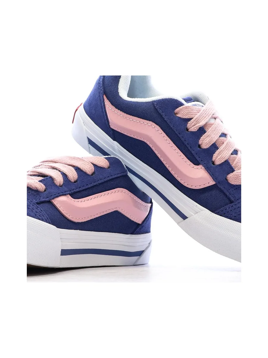 Baskets Bleu/Rose Fille Vans Knu Skool 2 7