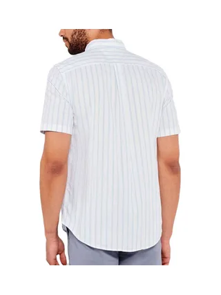 Chemise Blanche/Bleu Homme Tommy Hilfiger Flex 2