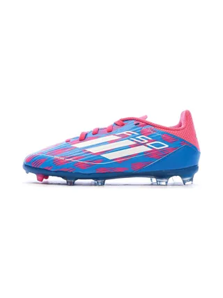 Chaussures de football Bleu/Roses Garçon Adidas F50 League Fg/mg 1