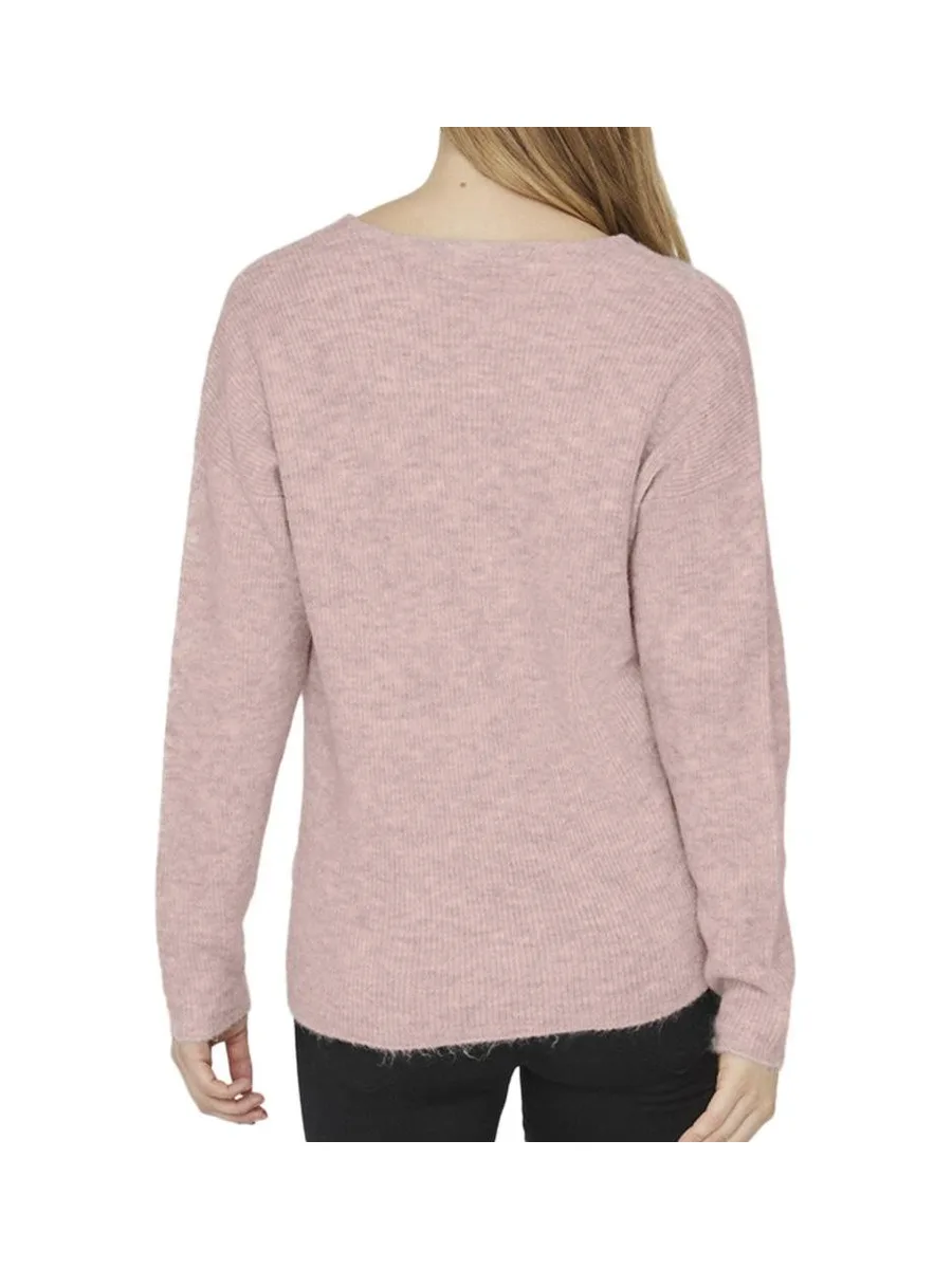 Pull Rose Femme Vero Moda Crewlefile 3