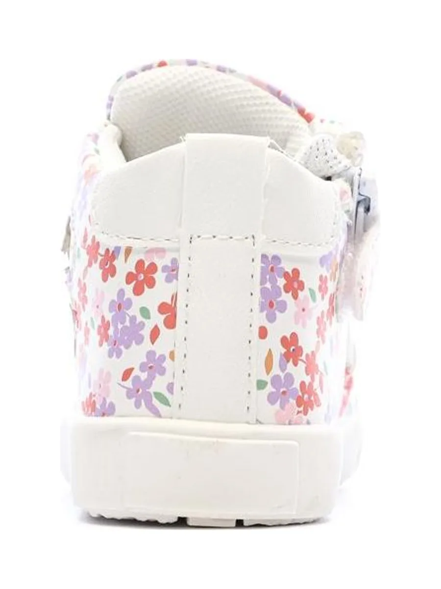 Baskets Blanc/Rose Fille Lulu Castagnette Lenaig Bottillon 4
