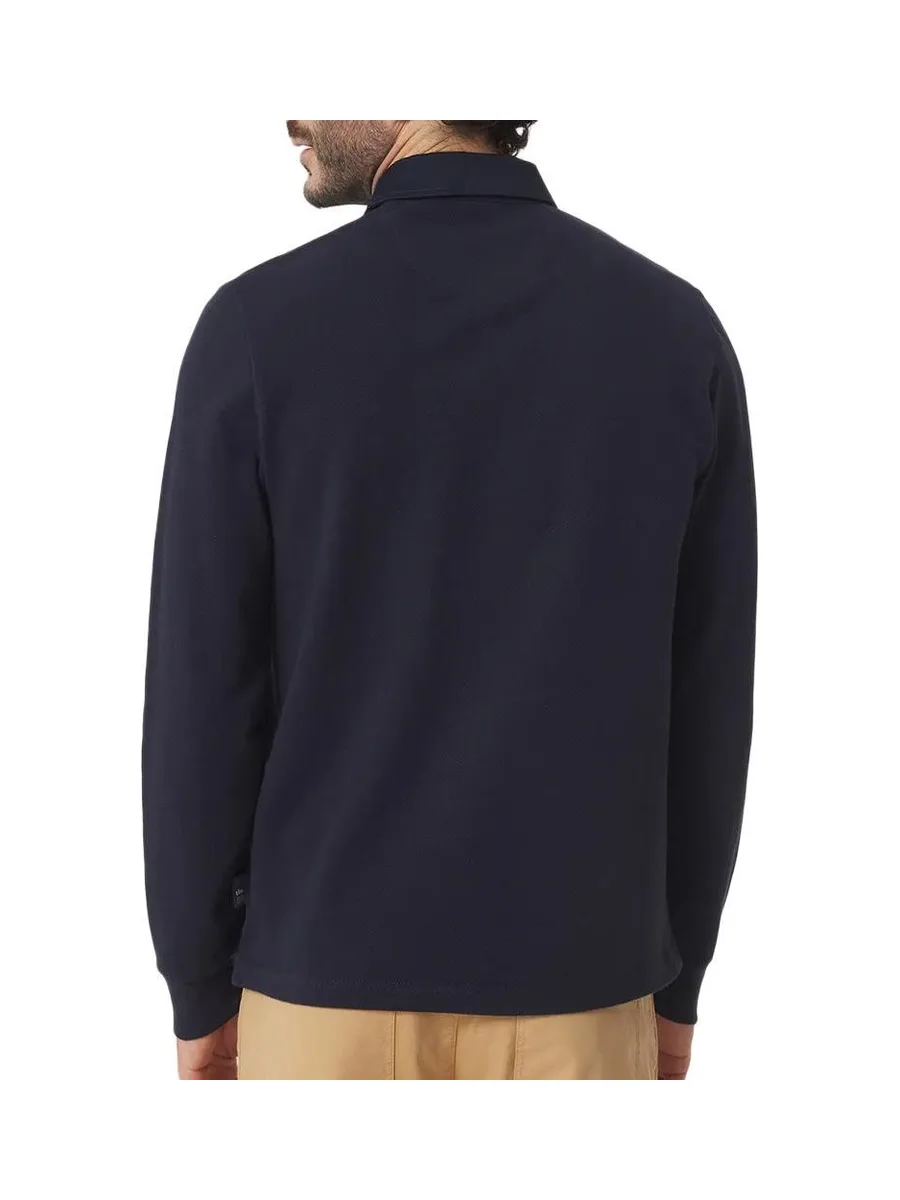 Polo Manches Longues Marine Homme TBS CAVEZPOL 3