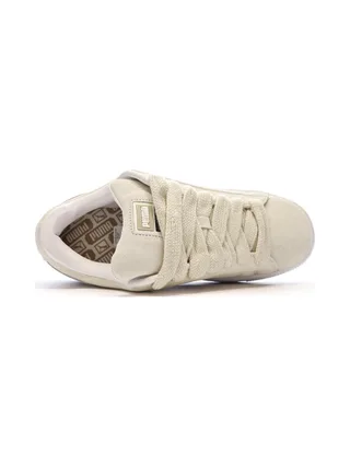 Baskets Beige/Blanc Homme Puma Suede XL 4