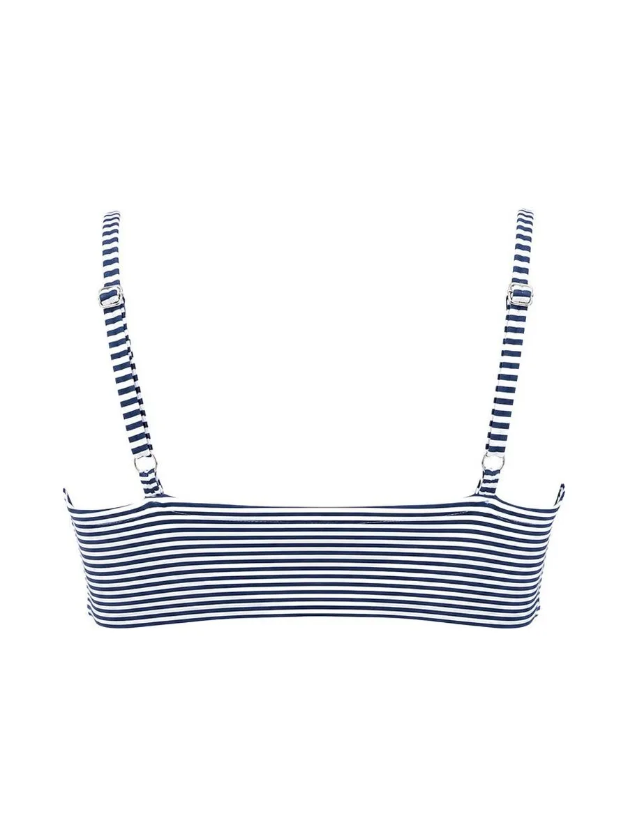 Haut de Bikini Marine/Blanc Femme Garin de Sable Taylor 3