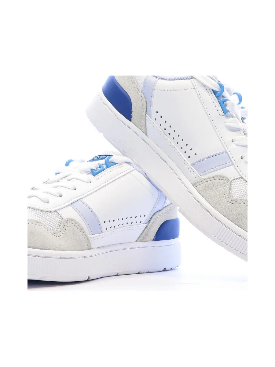 Baskets Blanches/Bleu Femme Lacoste Clip 124 7