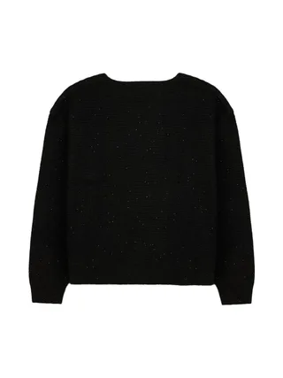 Pull à Paillette Noir/Argenté Femme Teddy Smith Prachel 2