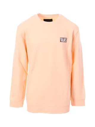 Sweat Corail Enfant Vans Logo Fleece Crew Tropical Peac 1