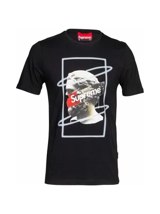 T-shirt Noir Homme Supreme Grip Greece 1