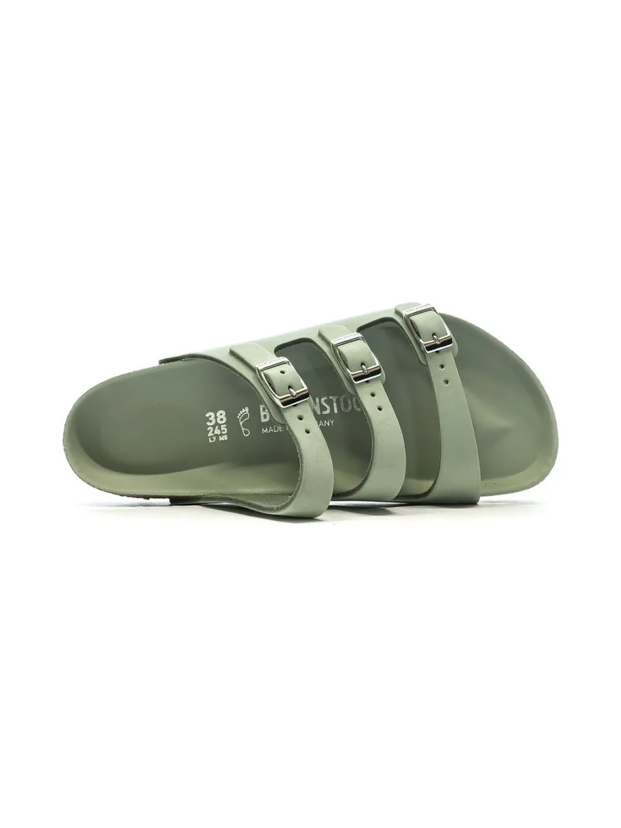 Sandales Vertes Femme Birkenstock Florida 5