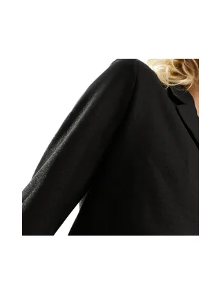Blazer Court Noir Femme Mamalicious Glitter 3