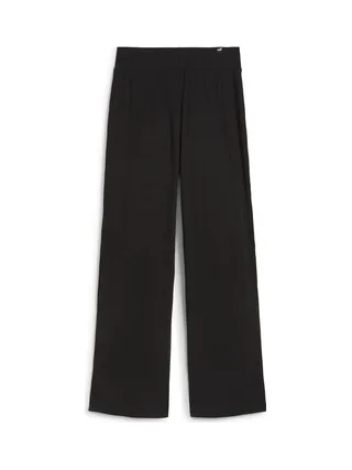 Pantalon Noir Femme fluide Femme Puma waist Stght 2