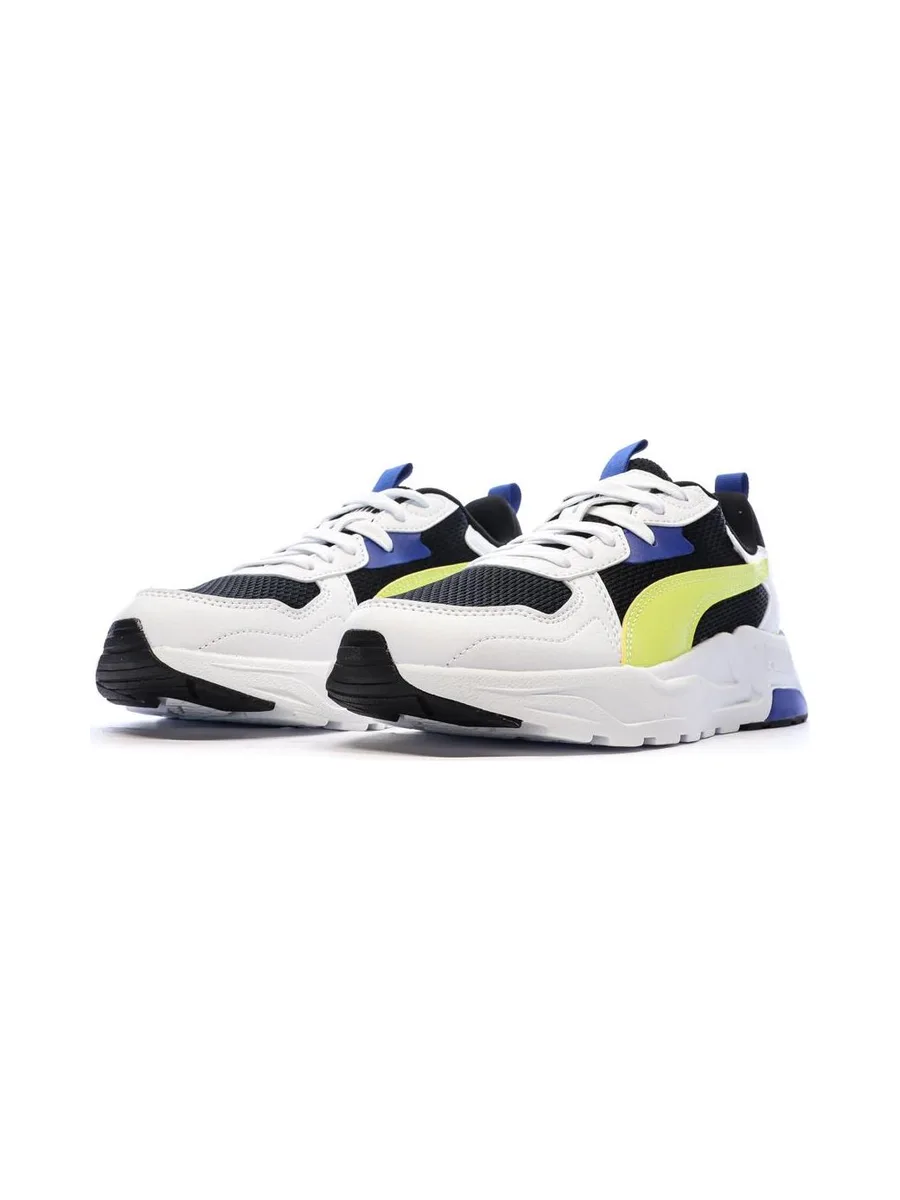 Baskets Noire/Jaune Garçon Puma Trinity 6