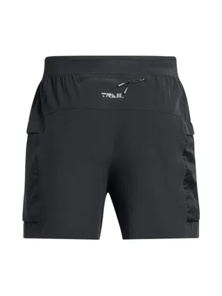 Short Noir Under Homme Under Armour Trail Run 2