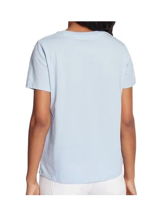 T-shirt Bleu Femme Pepe Jeans Wendy Chest 2
