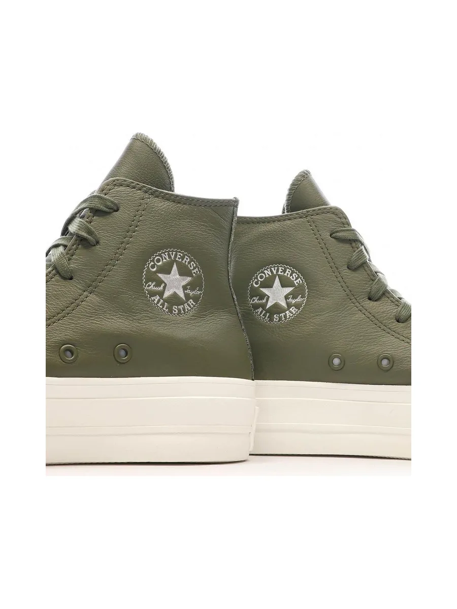 Baskets Kaki Femme Converse Chuck Taylor 7