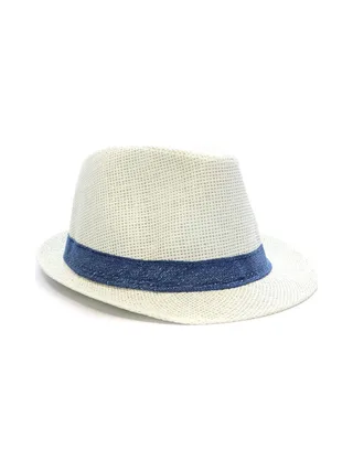 Chapeaux Blanc Fedora Via Lorenzo Trilby Ivoire 2