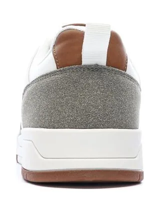 Baskets Blanches/Taupes Homme Kappa Logo Manis 5