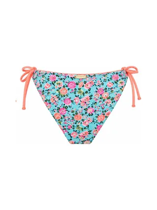Bas de maillot de bain Turquoise/Rose Femme Grain de Sable Liberty 2