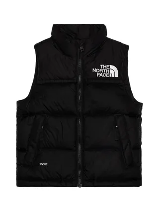 Doudoune Sans Manches Noir Junior Mixte The North Face Nuptse 1