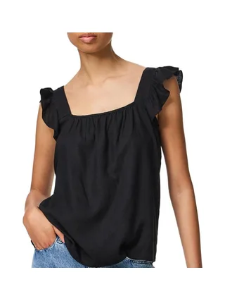 Débardeur Noir Femme Pieces Pia 1