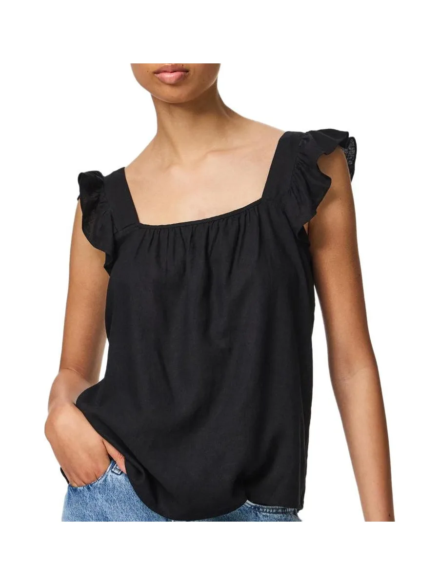 Débardeur Noir Femme Pieces Pia 2