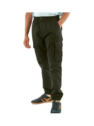 Pantalon Cargo Noir Homme Calvin Klein Jeans LV04RC617G 1