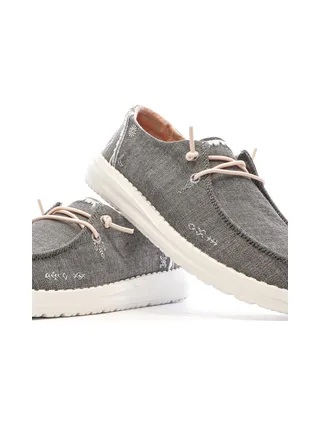Chaussures Grises/Roses Femme Hey Dude Wendy Boho 7