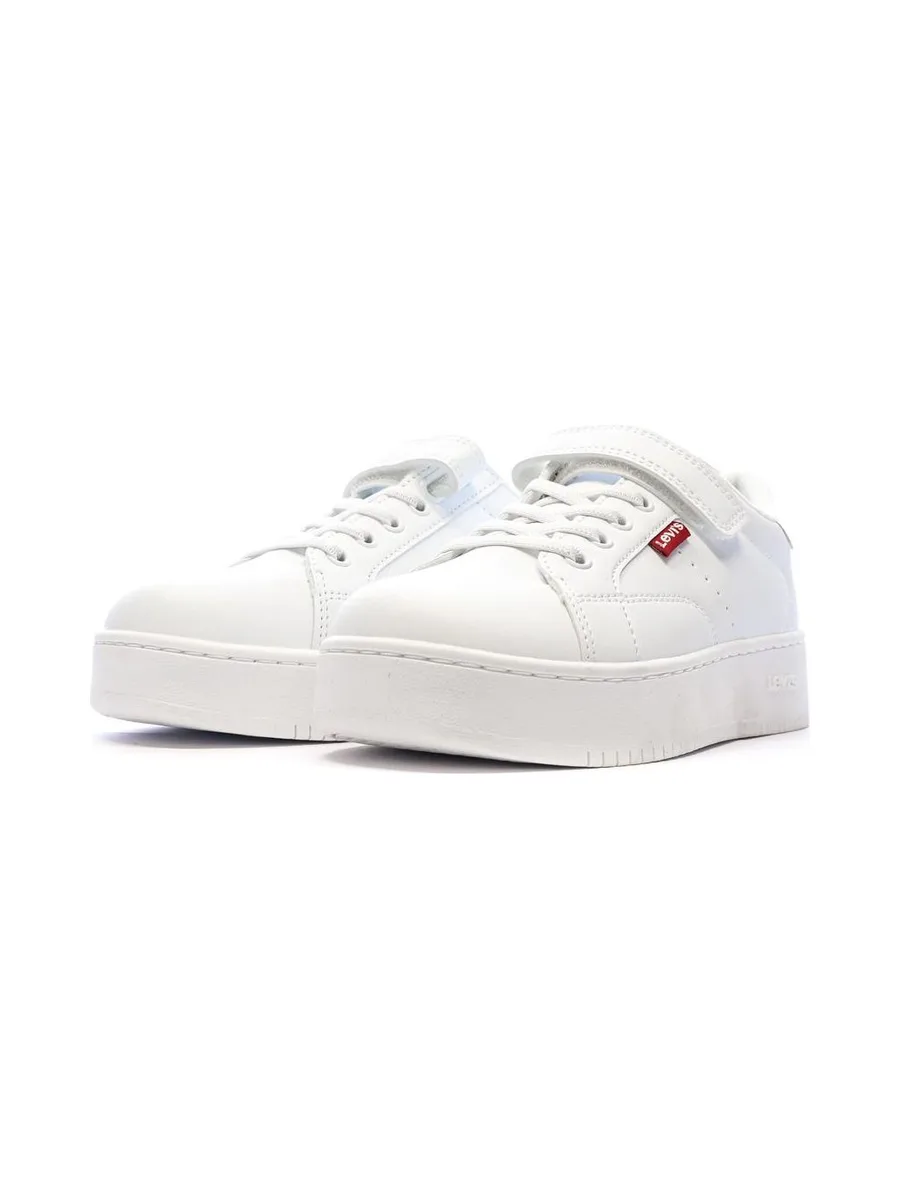 Baskets Blanche Fille Levi's Empire 6