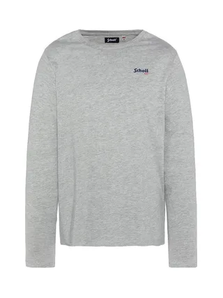 T-shirt Gris Homme Schott BRODEDML 1