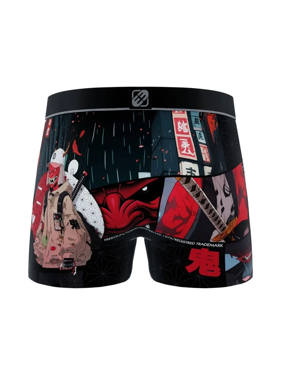 Boxer Noir/Rouge Garçon Freegun Japon 3