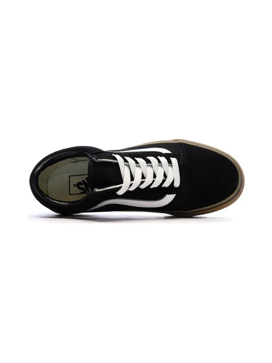 Baskets Noir/Marron Garçon Vans Old Skool 5