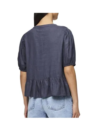 Blouse Marine Femme Pieces Pia 2/4 3