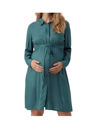 Robe Bleu Femme Mamalicious Mercur 1