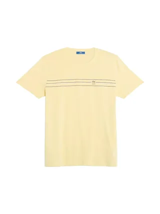 T-shirt Jaune Homme TBS LEROYTEE 1