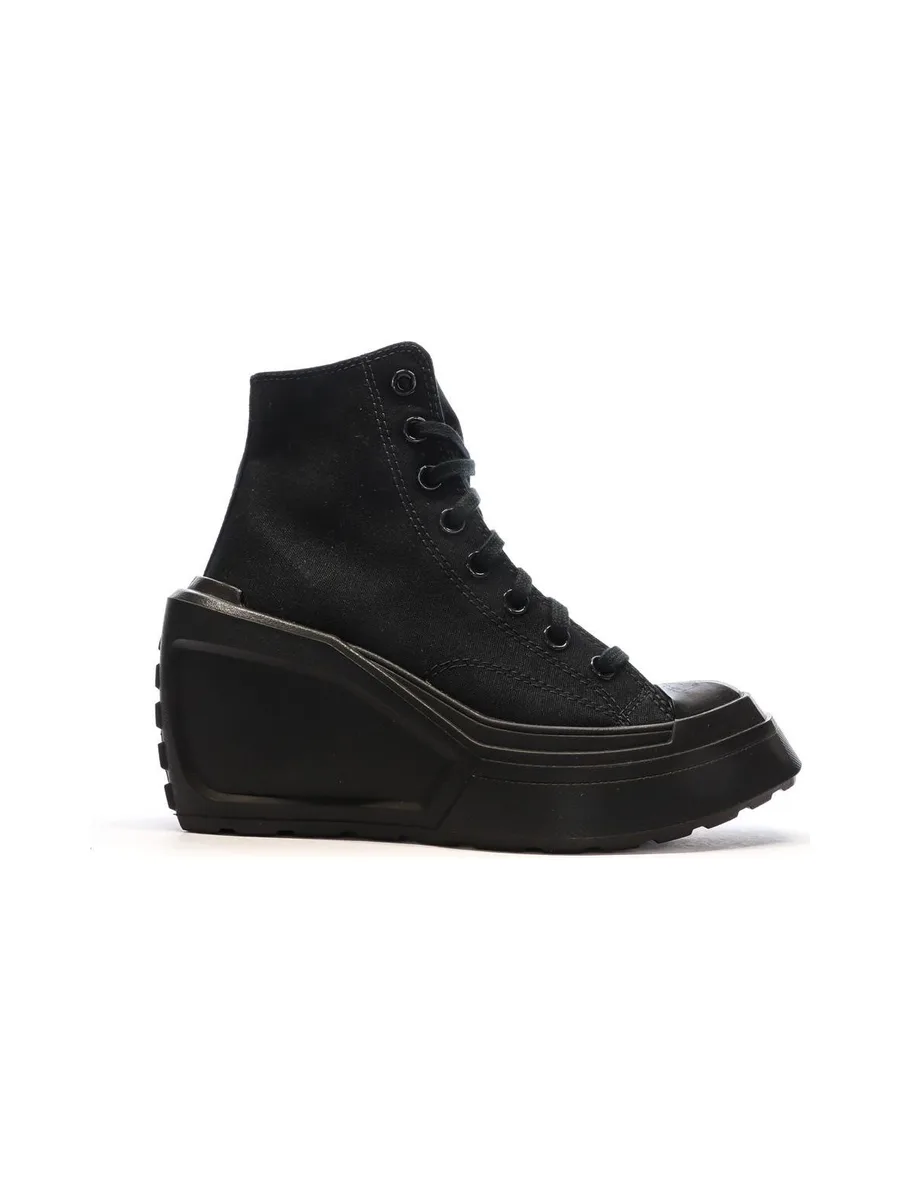 Baskets Noires Femme Converse Chuck 70 De Luxe Wedge 3