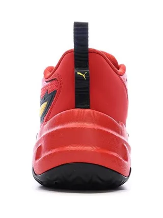 Chaussures de Basketball Rouge/Jaune Mixte Puma Scoot Zeros Retro 3
