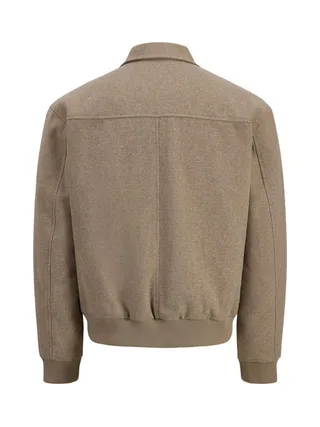 Veste Beige Homme Jack & Jones Cover Bomber 2