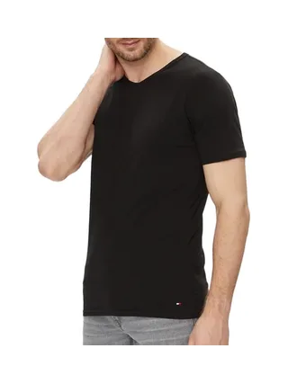 Lot de trois T-Shirt Blanc/Noir/Gris Homme Tommy Hilfiger Stretch 2
