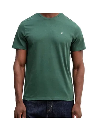 T-Shirt Vert Foncé Homme Calvin Klein Jeans Classics 1