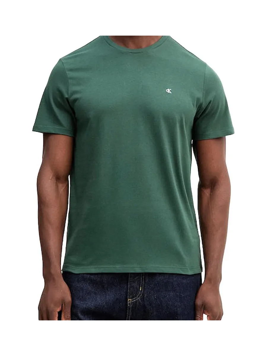T-Shirt Vert Foncé Homme Calvin Klein Jeans Classics 2