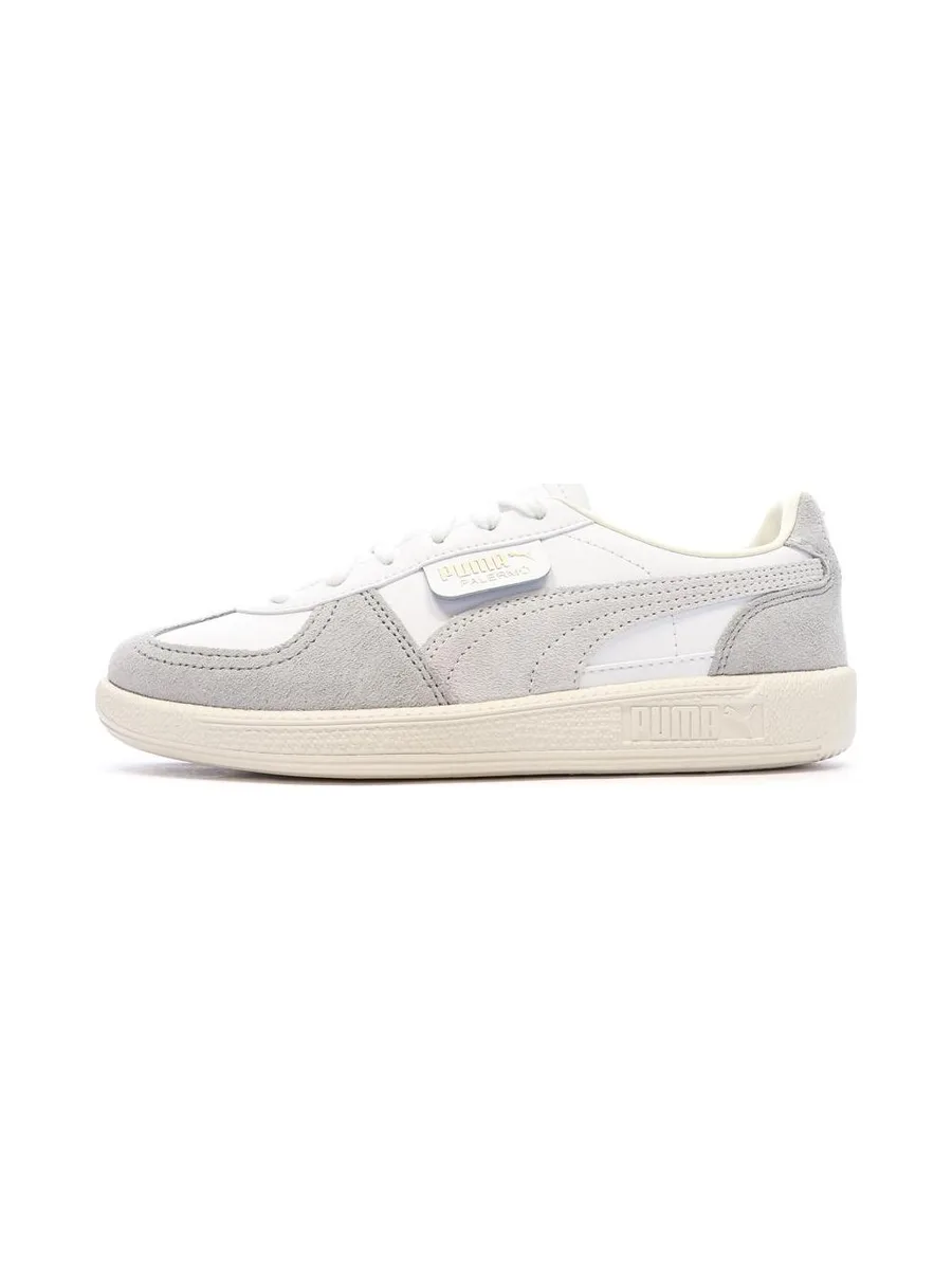 Baskets Blanche/Grise Fille Puma Palermo Moda Vintage 2