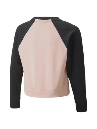 Sweat Rose/Noir Fille Puma Mdrn Spt 2