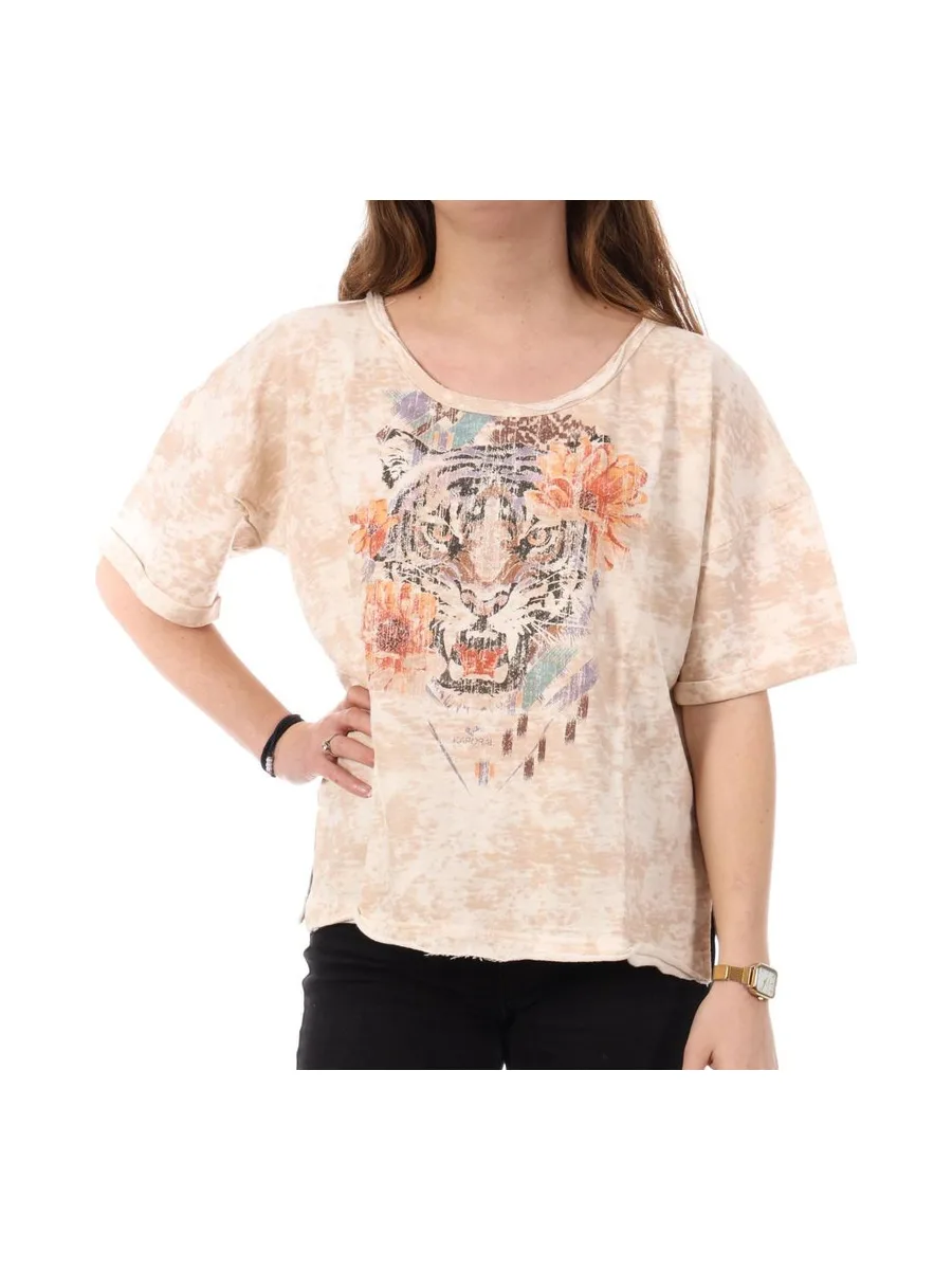 T-Shirt Rose Clair Femme Kaporal FONZI 2