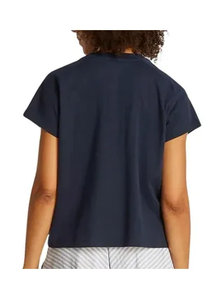 T-Shirt Marine Femme Tommy Hilfiger Mdrn 2
