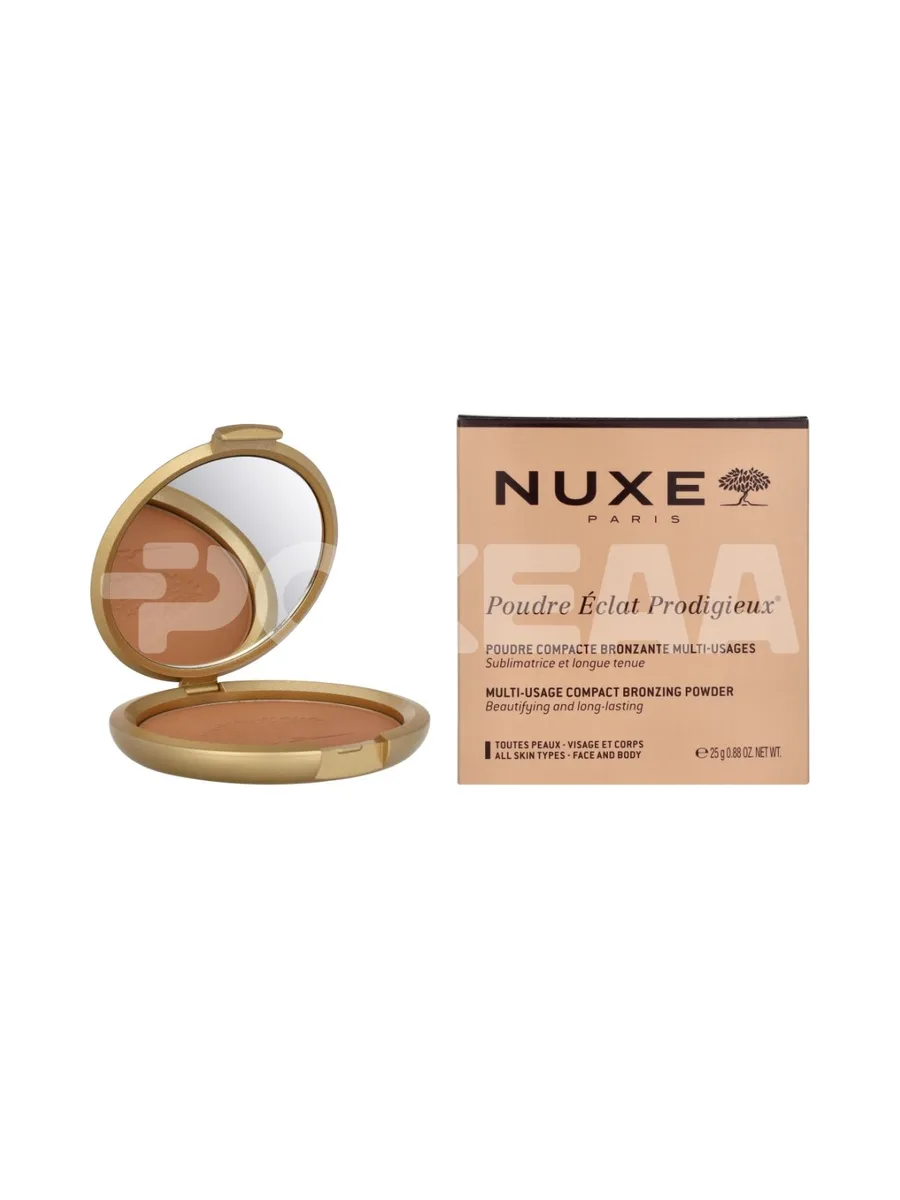 Nuxe Poudre Eclat Prodigieux Multi-Usage Compact Bronzing Powder/All Skin Types 25g 1