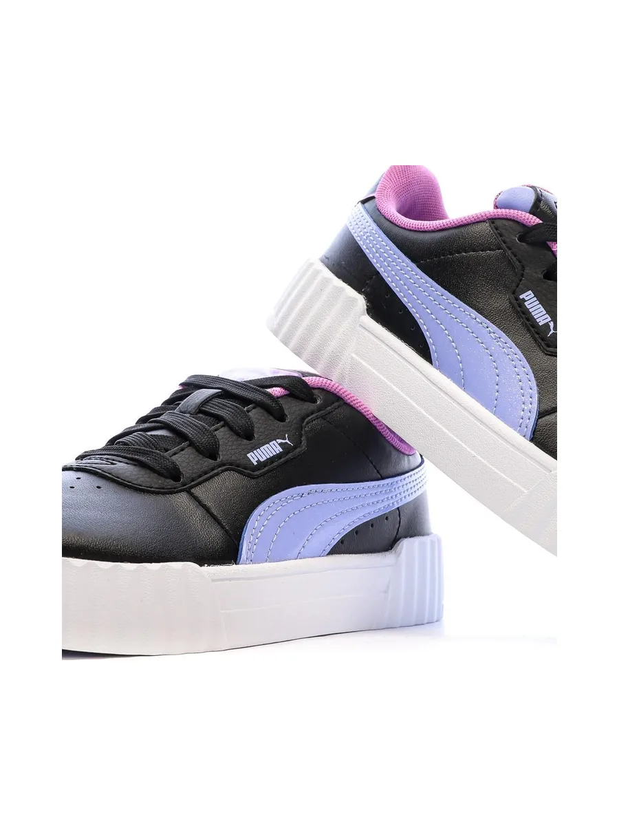 Baskets Noires/Mauves Fille Puma Carina 3.0 Jellyy 8