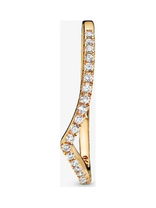 Pandora - Bague Wishbone en plaqué or 14 carats 2