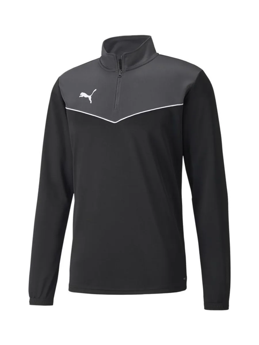 Sweat 1/4 De zip Noir/Gris Homme Puma Indrise 2