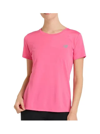 T-Shirt de Sport Rose Femme New Balance Sport Sleeve 1